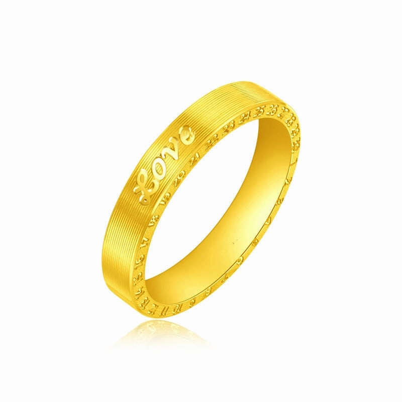 Wholesale Valentine's Day Copper Plated Love Rings