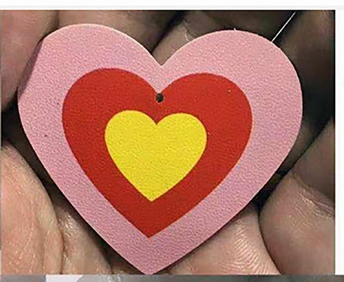 Wholesale Valentine's Day Leather Earrings