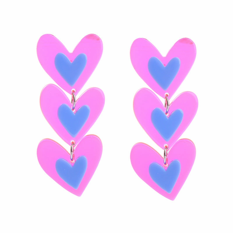 Wholesale Valentine's Day Love Acrylic Earrings