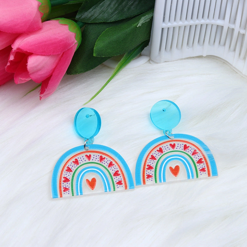 Wholesale Valentine's Day Love Acrylic Earrings