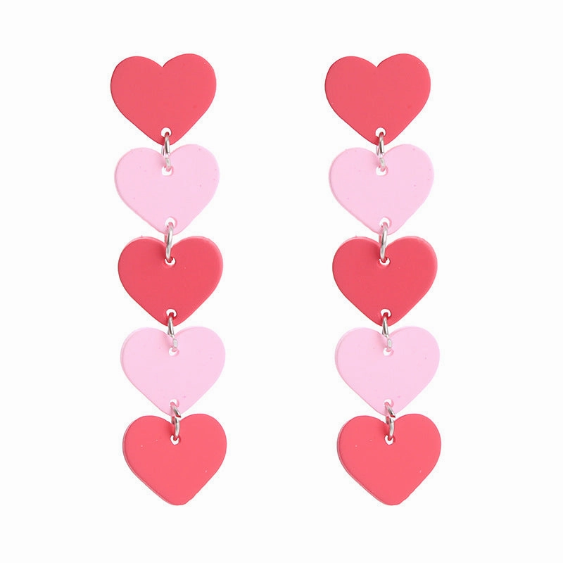 Wholesale Valentine's Day Love Acrylic Earrings