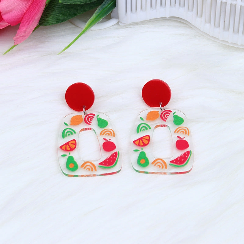 Wholesale Valentine's Day Love Acrylic Earrings