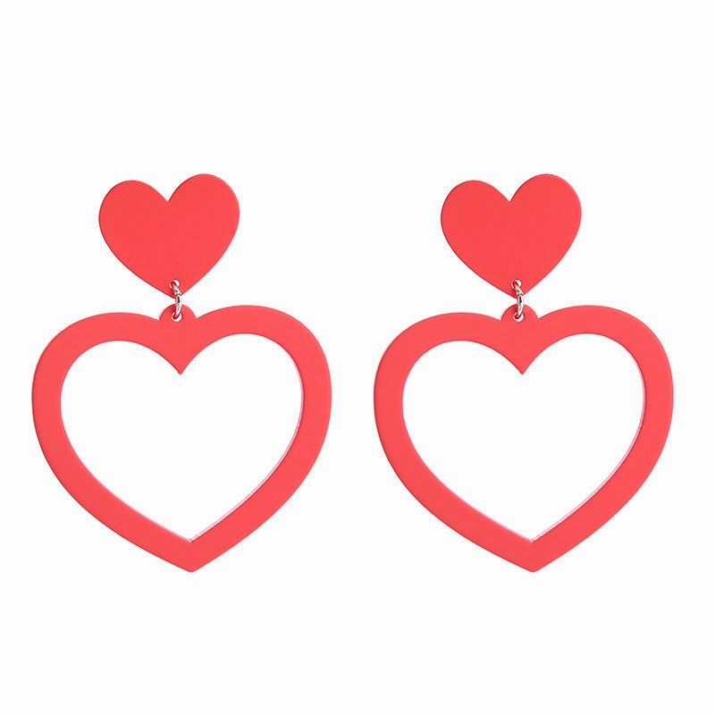 Wholesale Valentine's Day Love Acrylic Earrings