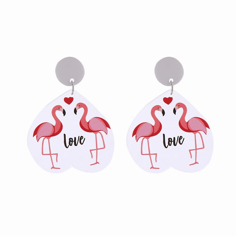 Wholesale Valentine's Day Love Acrylic Earrings