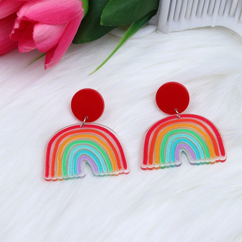 Wholesale Valentine's Day Love Acrylic Earrings
