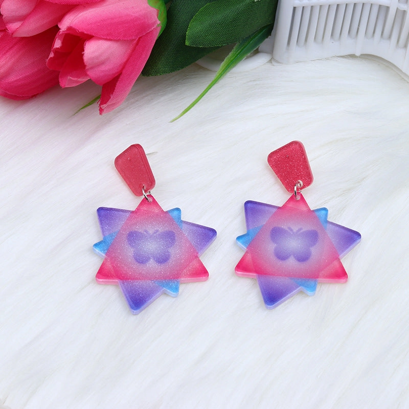 Wholesale Valentine's Day Love Acrylic Earrings