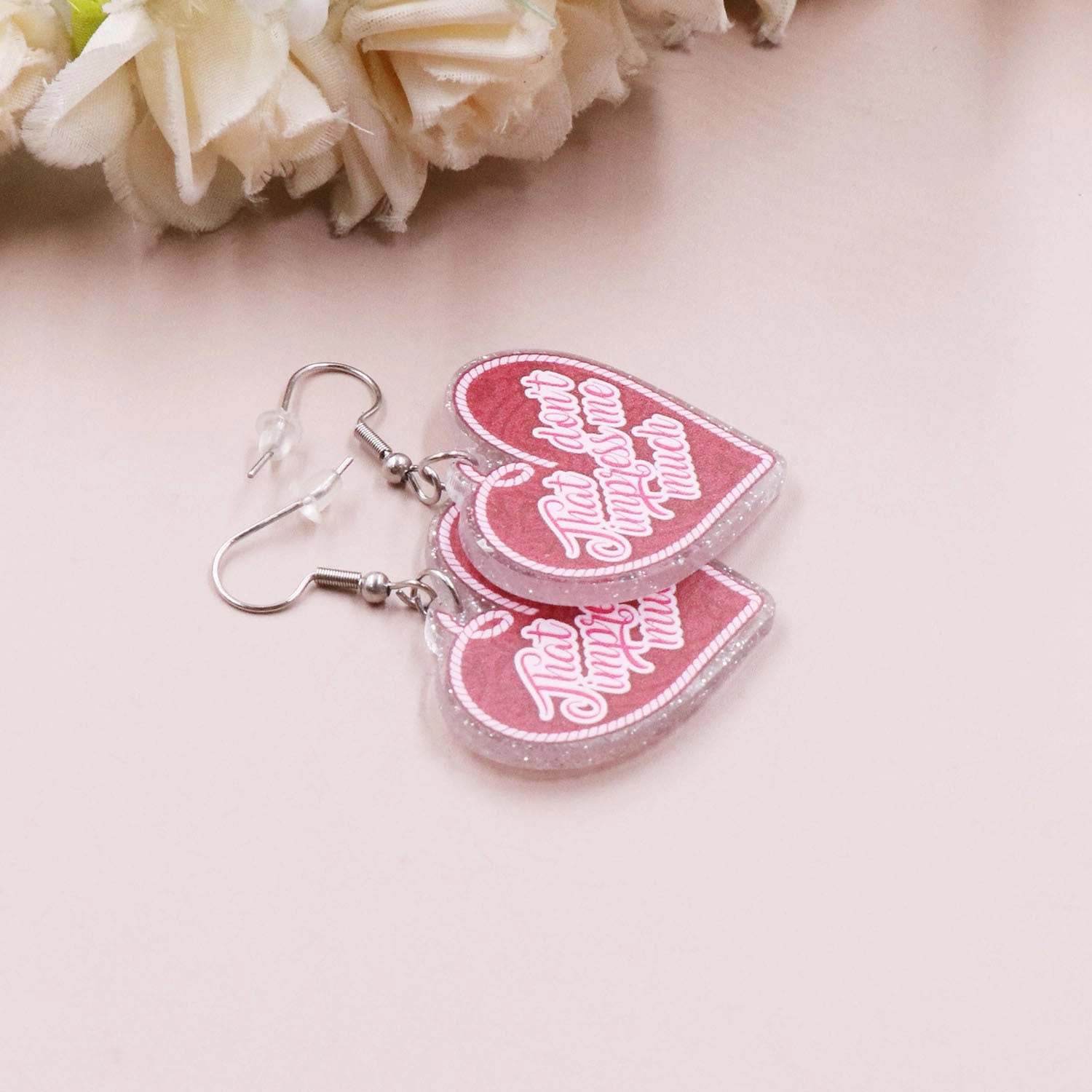 Wholesale Valentine's Day Love Letters Acrylic Earrings