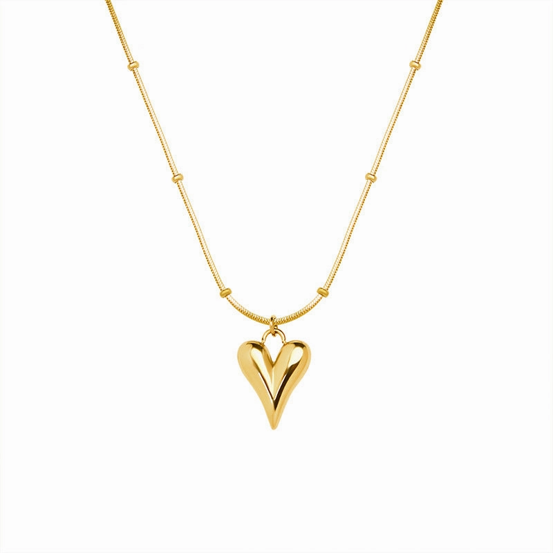 Wholesale Valentine's Day Love Necklaces Titanium Steel Neckchains