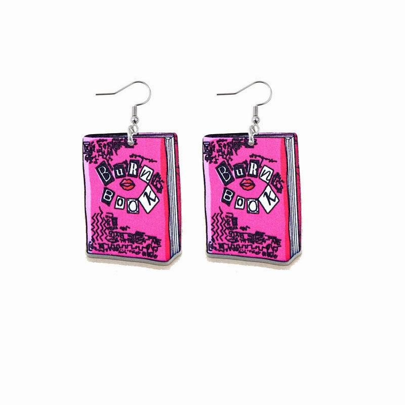 Wholesale Valentine's Day Love Rainbow LOVE Earrings Lip Acrylic Earrings