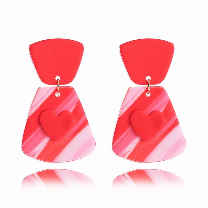 Wholesale Valentine's Day Love Soft Ceramic Earrings