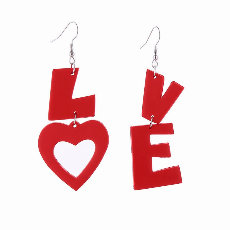 Wholesale Valentine's Day Love Soft Ceramic Earrings