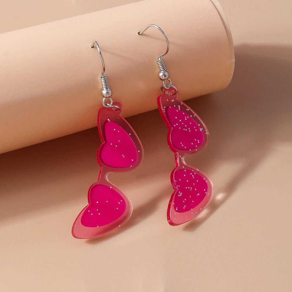 Wholesale Valentine's Day Love Sunglasses Earrings
