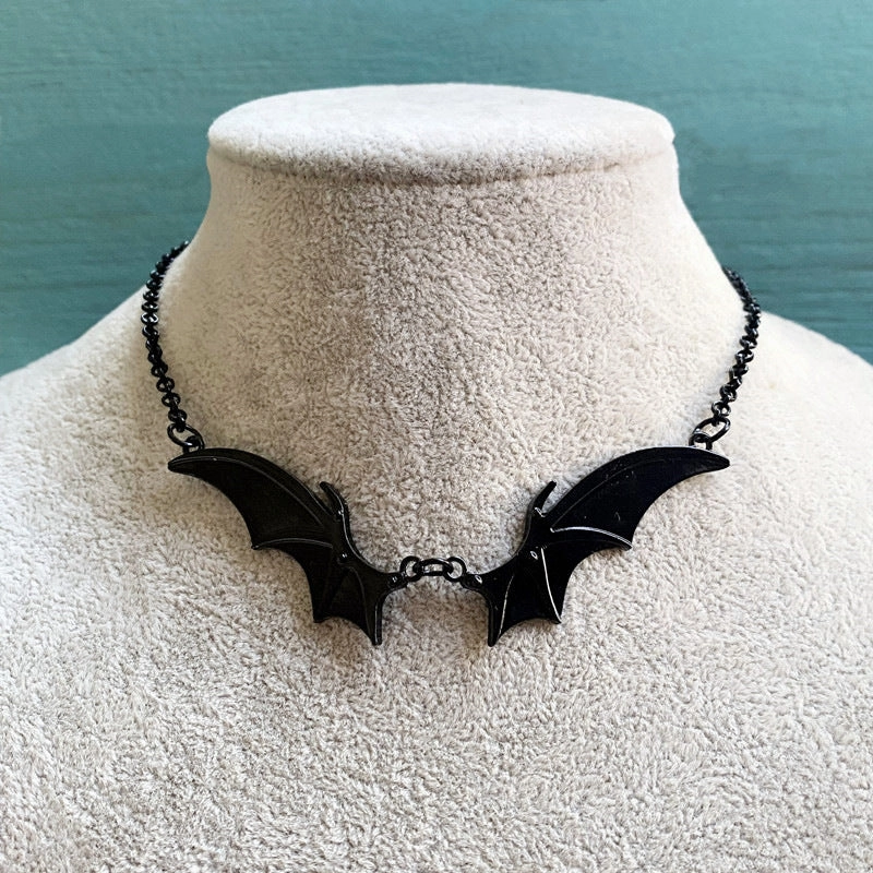 Wholesale Vampire Bat Wings Alloy Necklaces