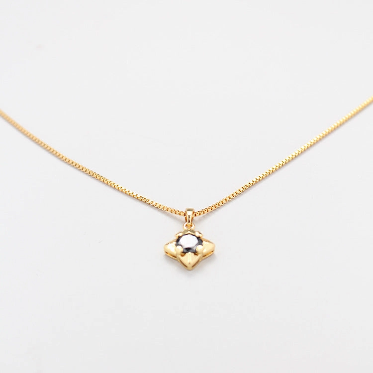 Wholesale Vintage Black Crystal Copper Necklaces