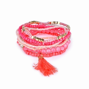 Wholesale Vintage Bohemian Multi-layered Ocean Style Braided Bracelet