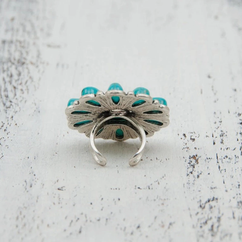 Wholesale Vintage Boho Turquoise Rings
