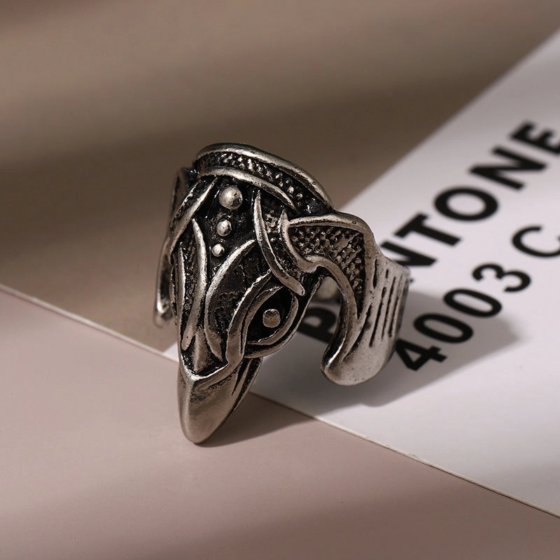 Wholesale Vintage Cowhead Alloy Men's Rings