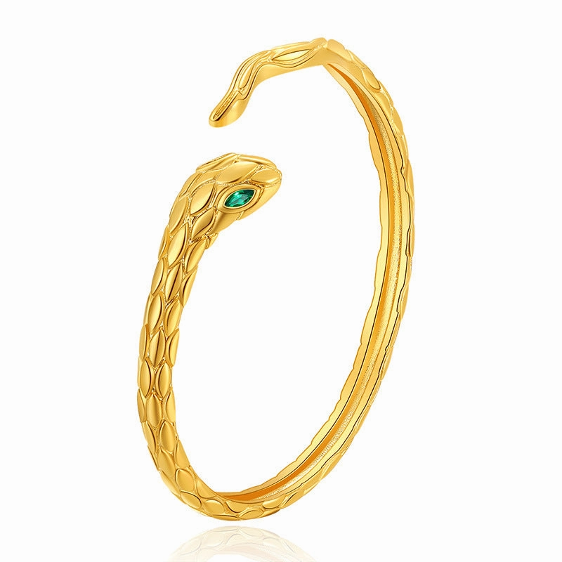 Wholesale Vintage Gold Plated Snake Bracelet
