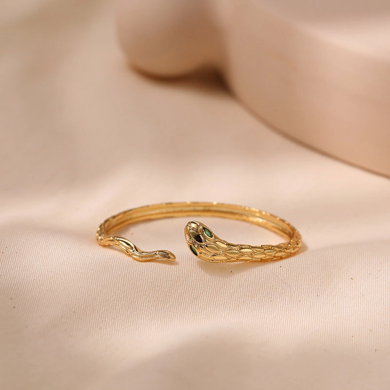 Wholesale Vintage Gold Plated Snake Bracelet