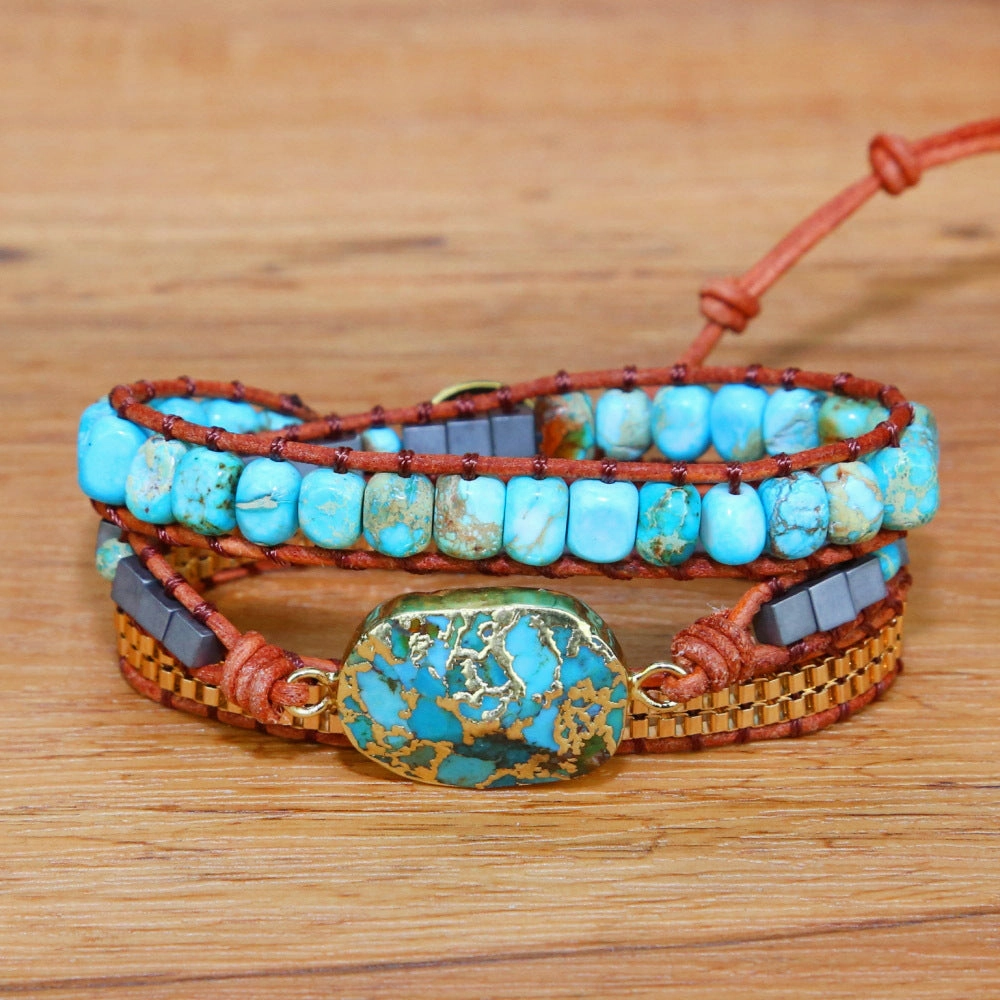 Wholesale Vintage Gold Wire Pine Alloy Chain Bracelets