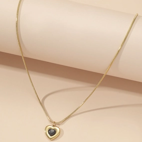 Wholesale Vintage Love Titanium Steel Necklace Clavicle Chain