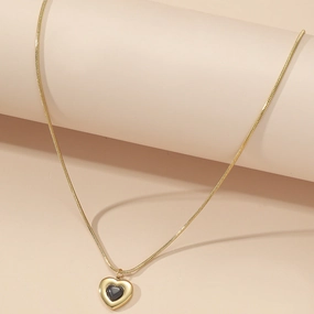 Wholesale Vintage Love Titanium Steel Necklace Clavicle Chain