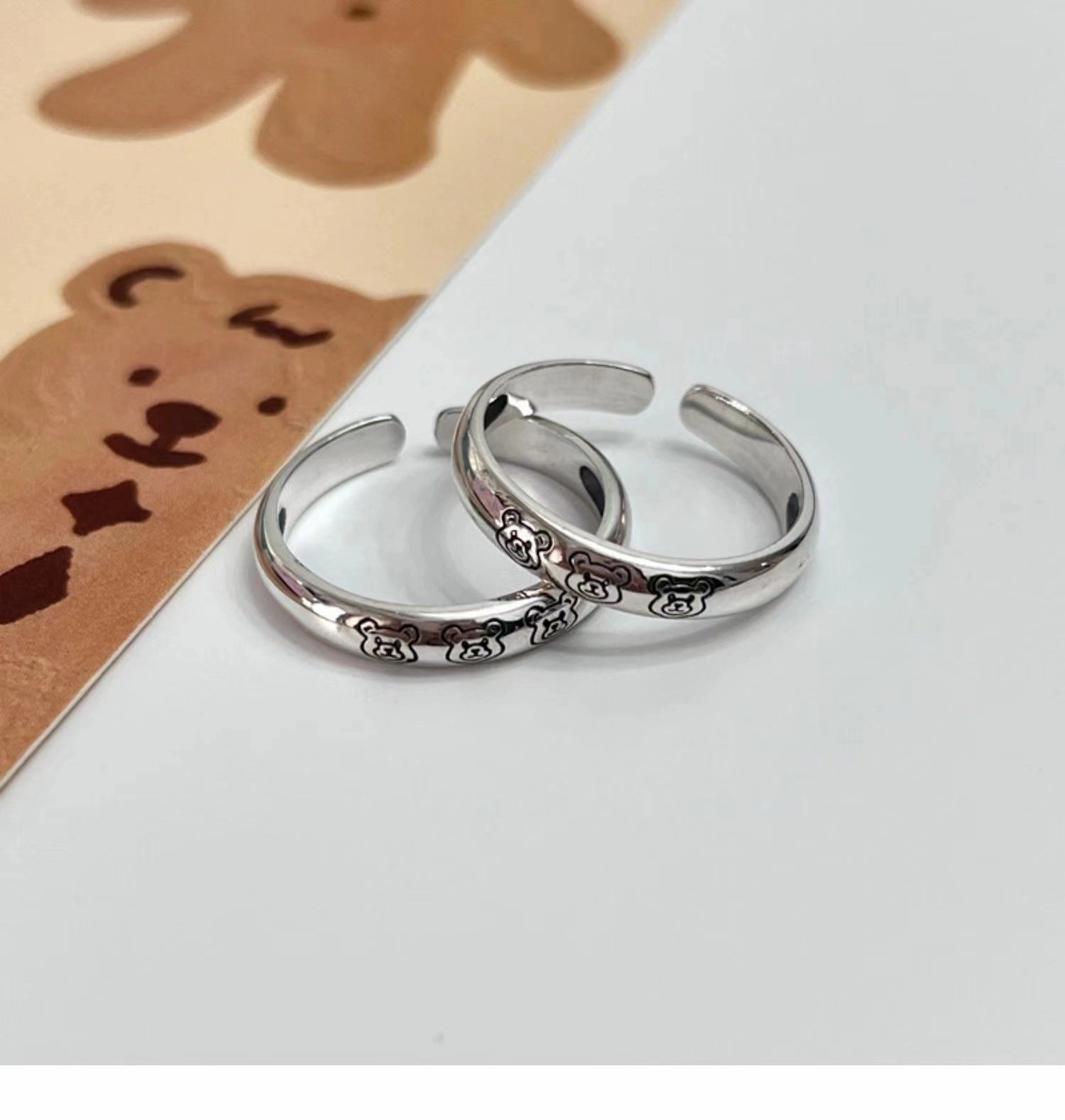 Wholesale Vintage Moonstone Pearl Copper Rings