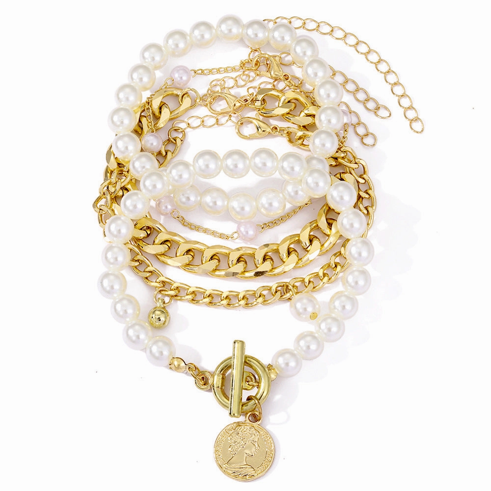 Wholesale Vintage Multi-layered Bracelet Set