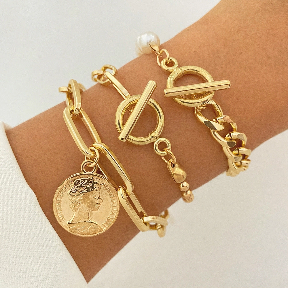 Wholesale Vintage Multi-layered Bracelet Set