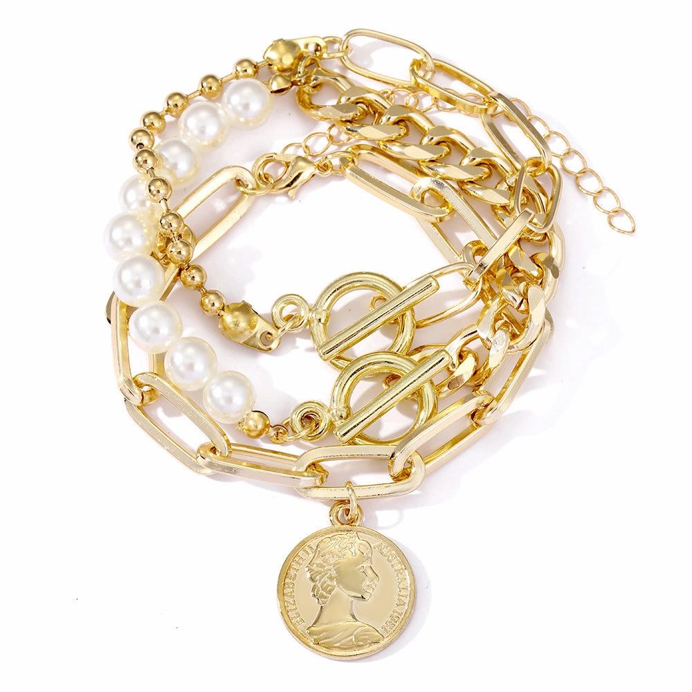 Wholesale Vintage Multi-layered Bracelet Set