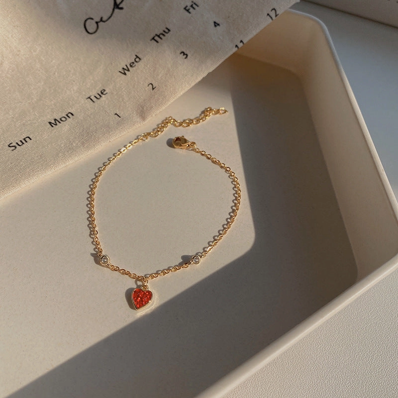 Wholesale Vintage Pearl Niche Advanced Titanium Steel Bracelet For Women