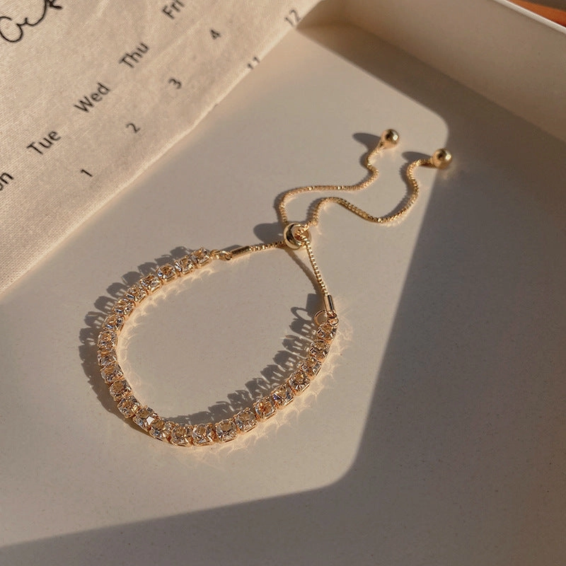 Wholesale Vintage Pearl Niche Advanced Titanium Steel Bracelet For Women