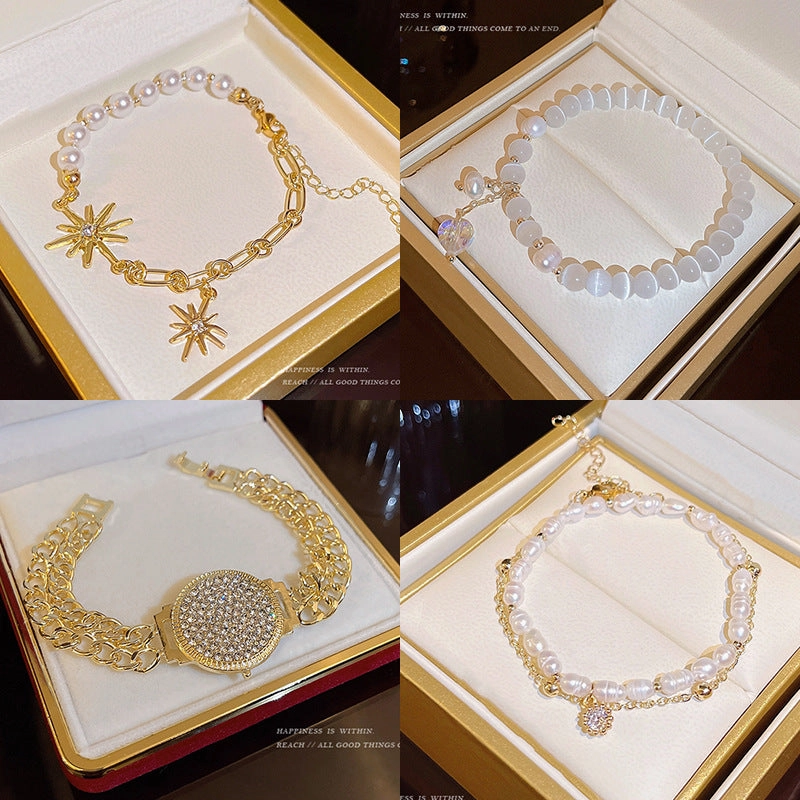 Wholesale Vintage Pearl Opal Bracelet