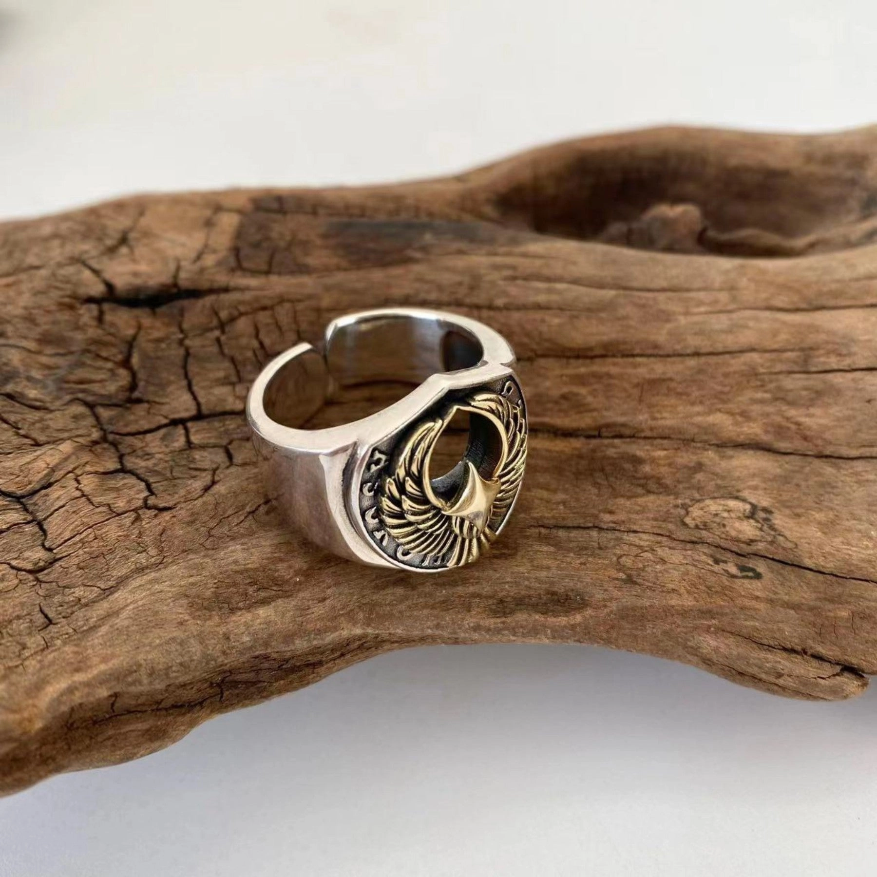 Wholesale Vintage Rock Open Alloy Ring