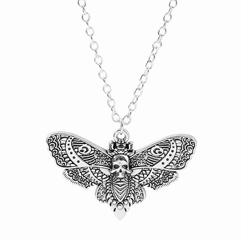 Wholesale Vintage Skull Alloy Necklace