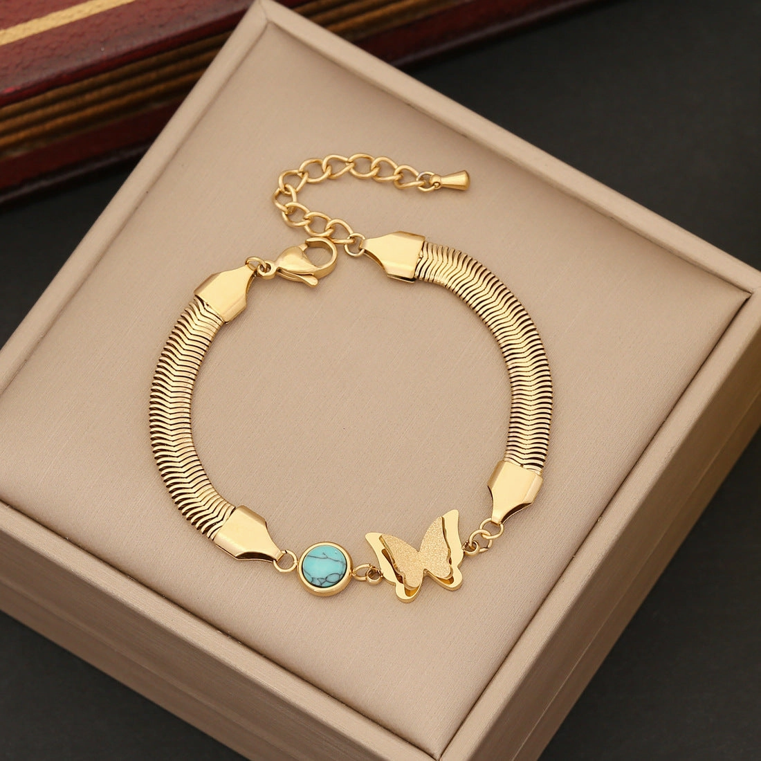 Wholesale Vintage Stacked Bohemian Stainless Steel Bracelet