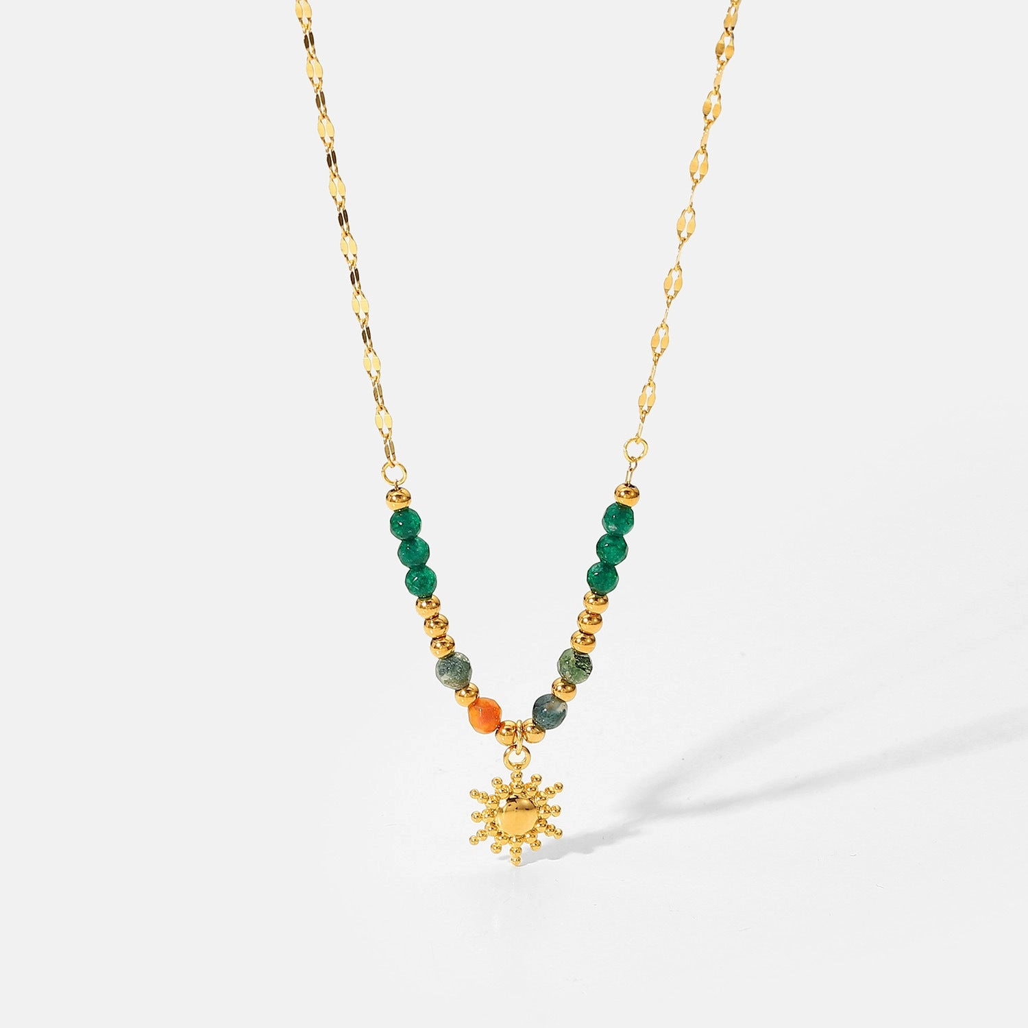 Wholesale Vintage Sun Stainless Steel Necklaces