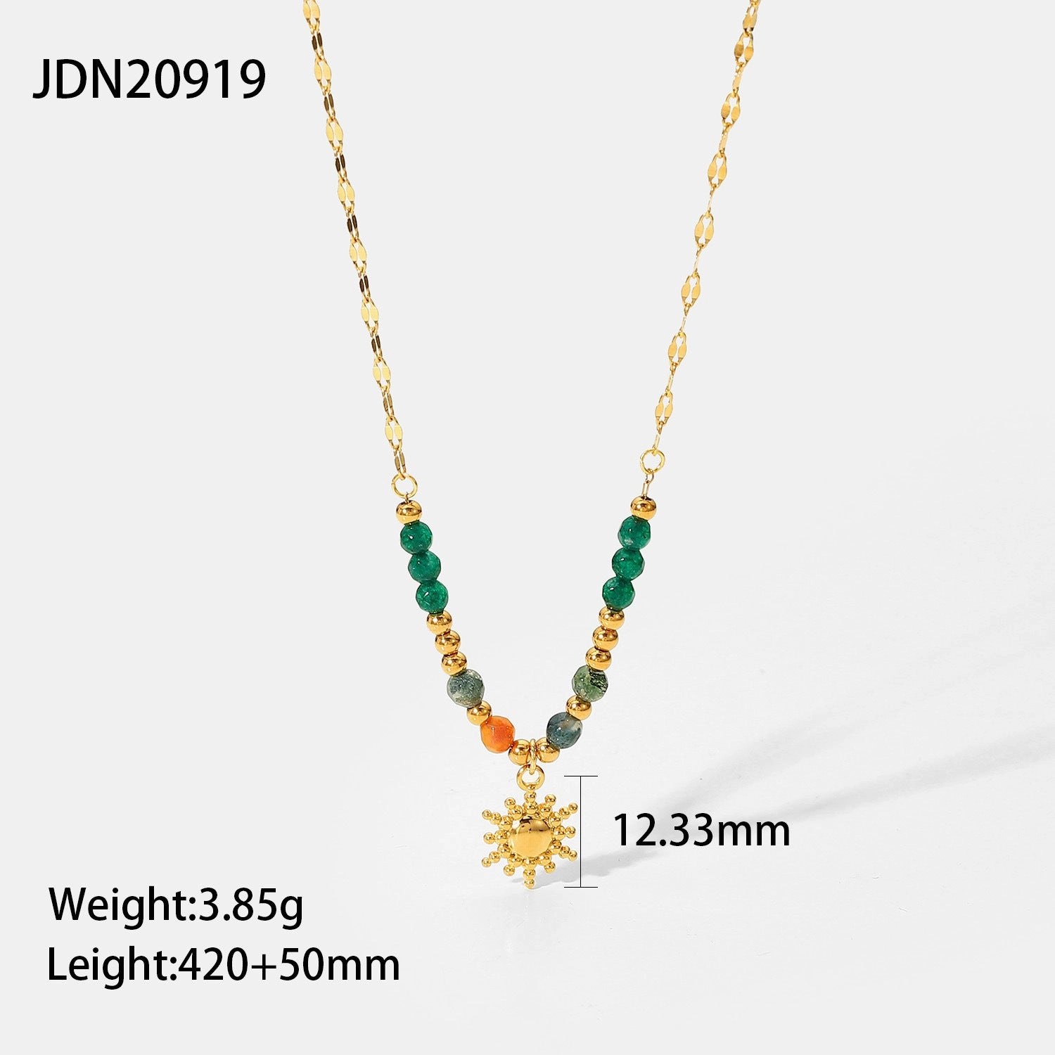 Wholesale Vintage Sun Stainless Steel Necklaces