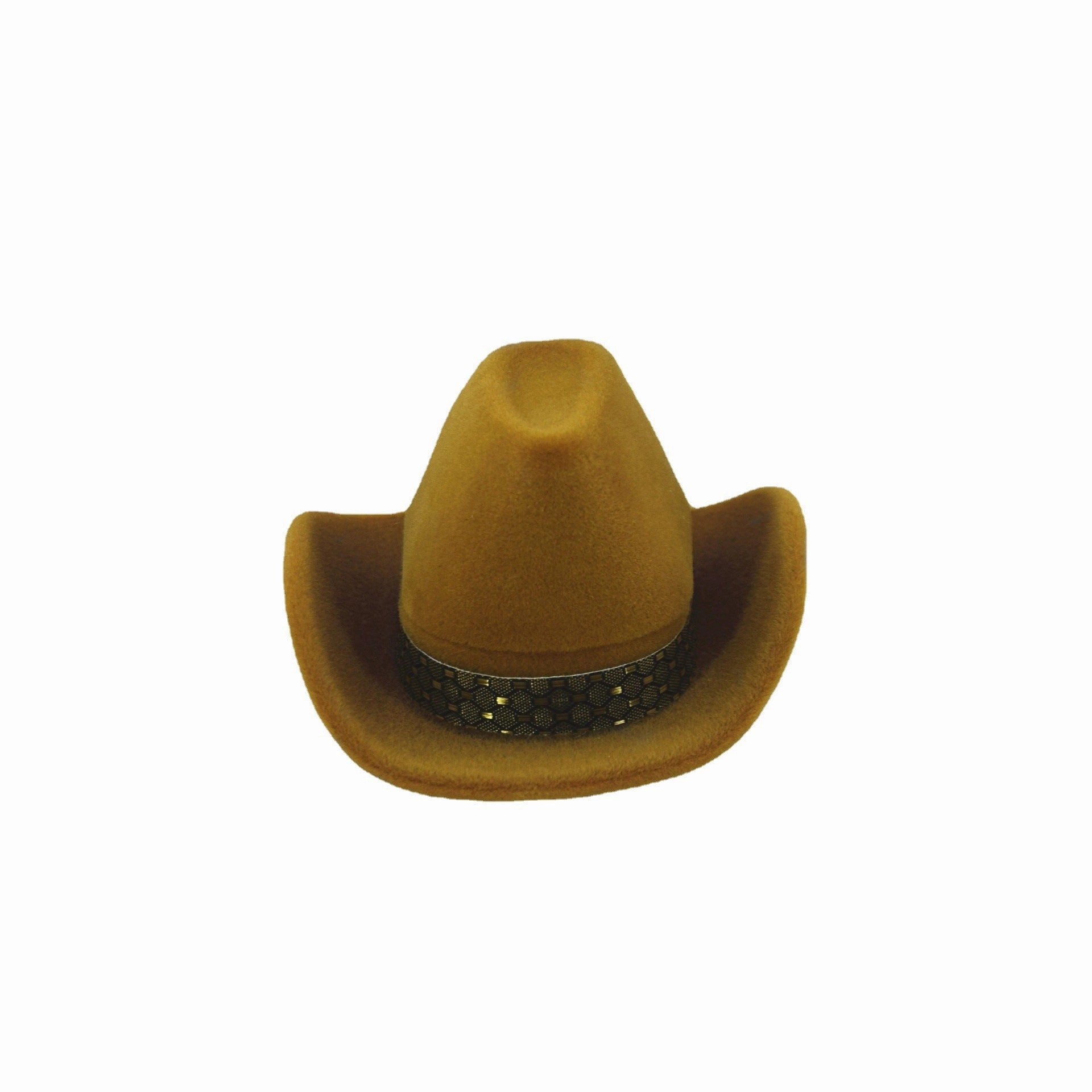 Wholesale Western Style Cowboy Hat Velvet Cloth Jewelry Box Ring Box