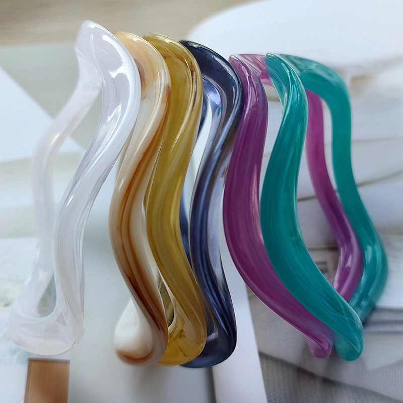 Wholesale Wide Stretchable Acrylic Bracelet