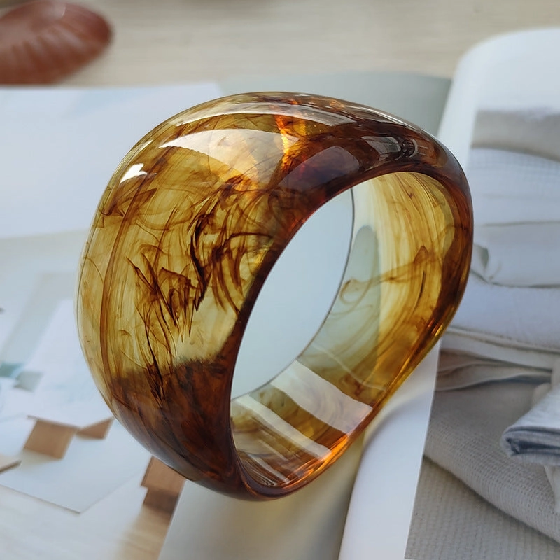 Wholesale Wide Stretchable Acrylic Bracelet