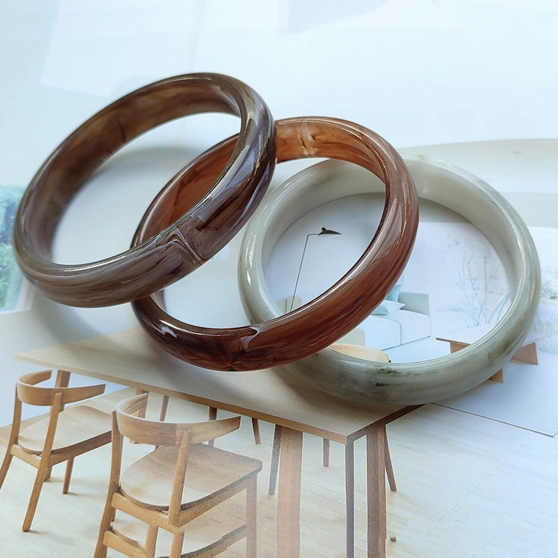 Wholesale Wide Stretchable Acrylic Bracelet