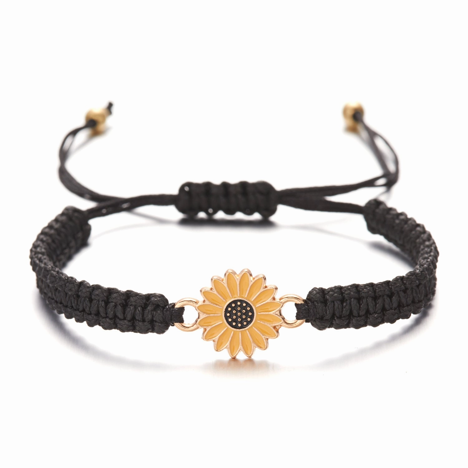 Wholesale Woven Sunflower Bracelets