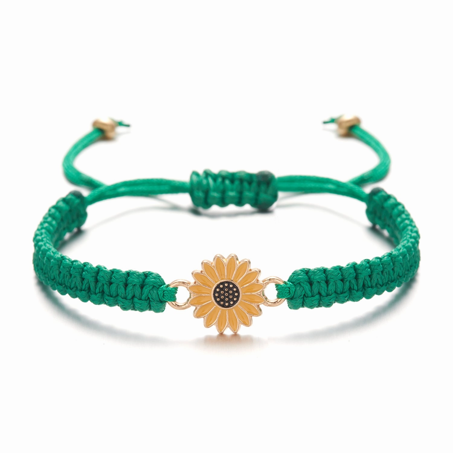 Wholesale Woven Sunflower Bracelets