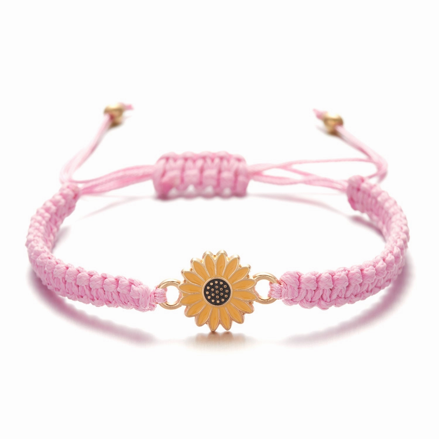 Wholesale Woven Sunflower Bracelets
