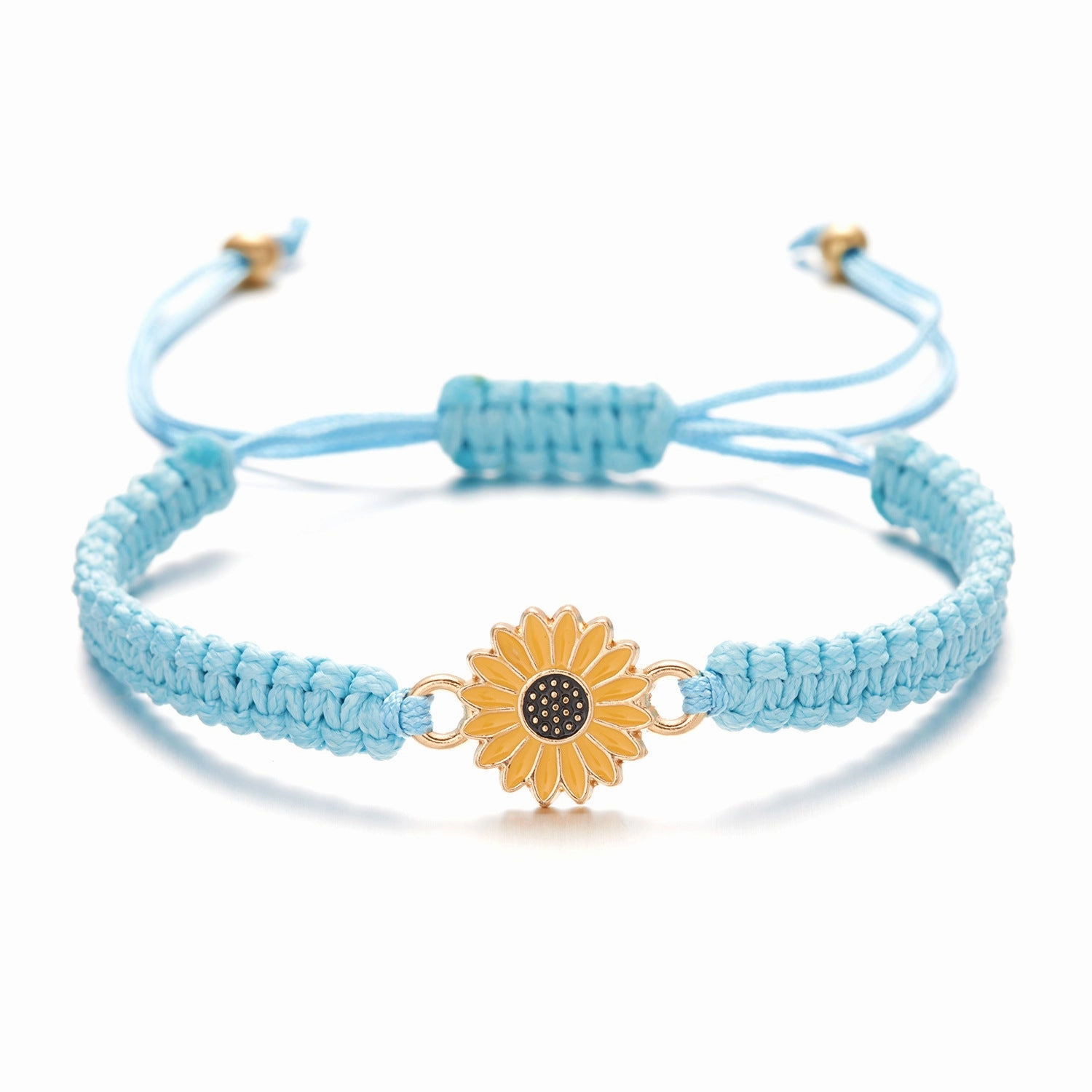 Wholesale Woven Sunflower Bracelets