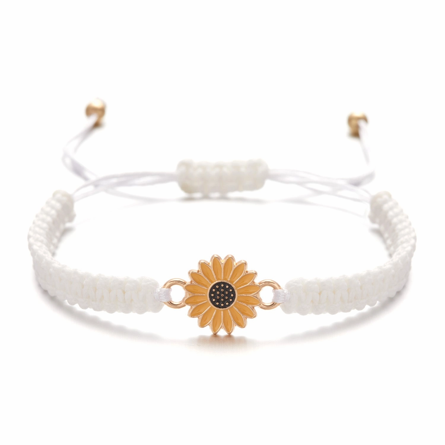 Wholesale Woven Sunflower Bracelets