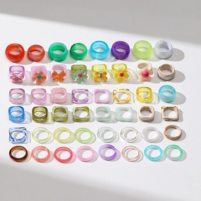 Wholesale Zhendian Treasure Acrylic Ring