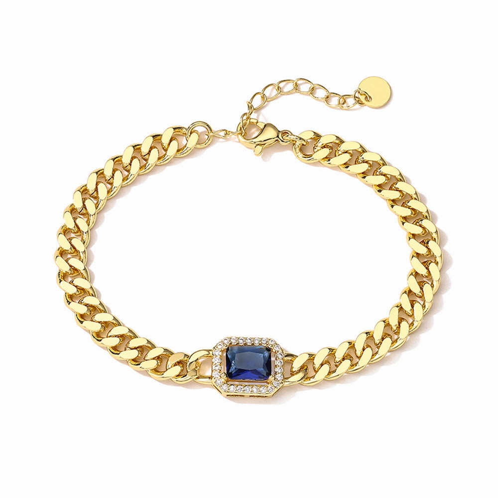 Wholesale Zircon Antique Copper Bracelet