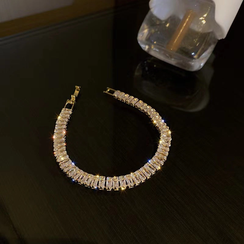 Wholesale zircon bracelet simple fashion versatile tennis bracelet